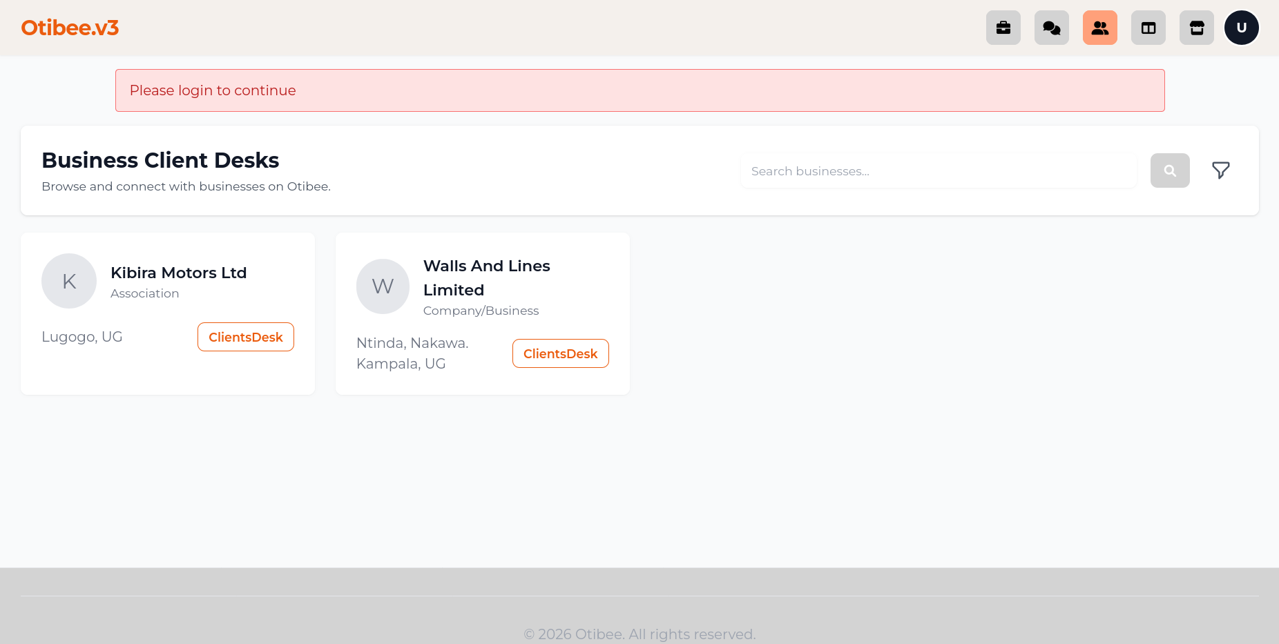 Our Business status